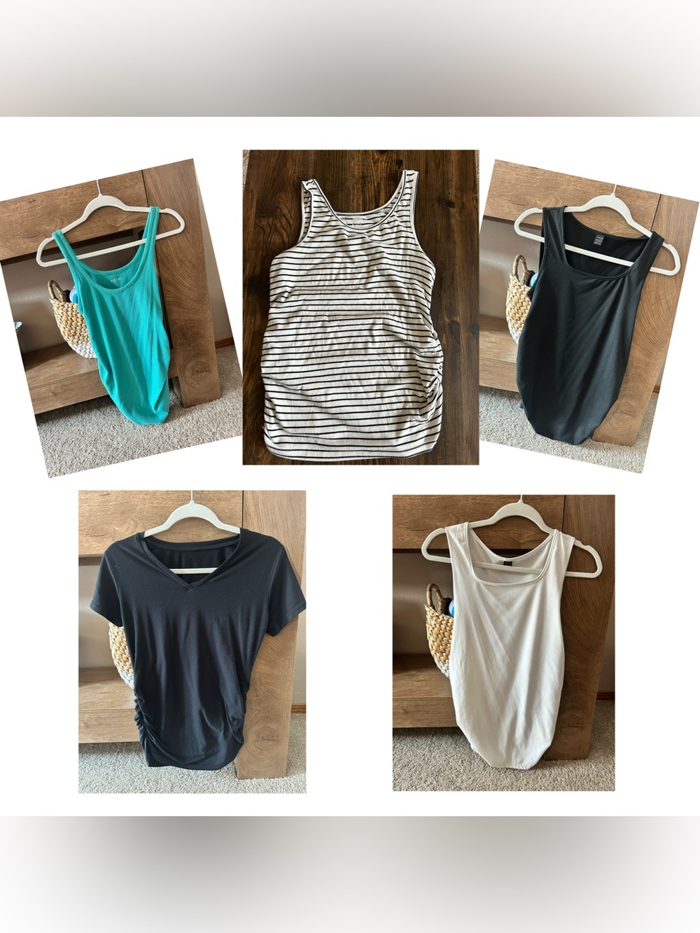 Women's Maternity Tank and Tshirt bundle